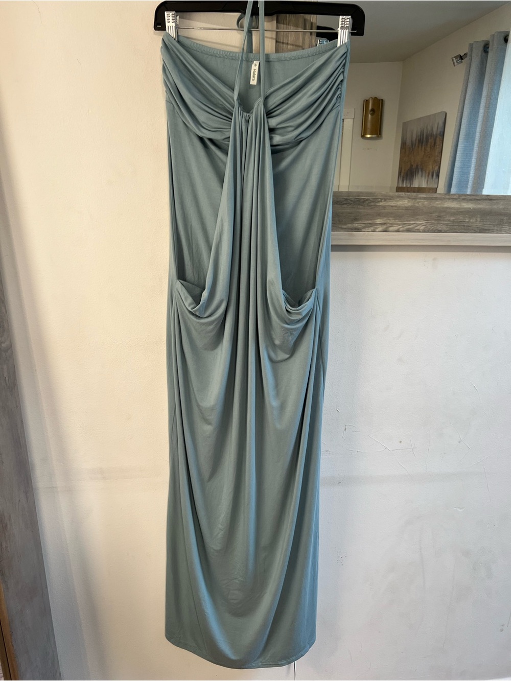 HALARA Soft Sage Green Maxi Skirt